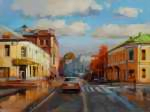 «Солнце в лужах». Перекрёсток Покровки и Чистопрудного бульвара