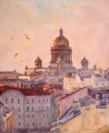 Исаакиевский собор. Вечер