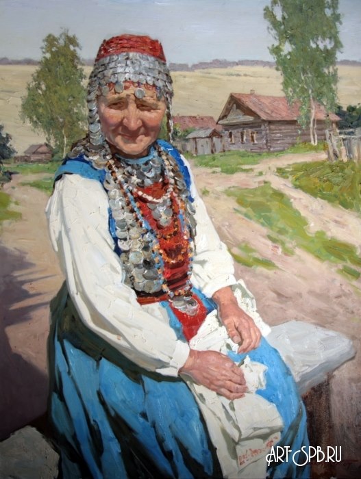 Портрет пожилой женщины