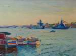 Вечерняя Нева. Июль