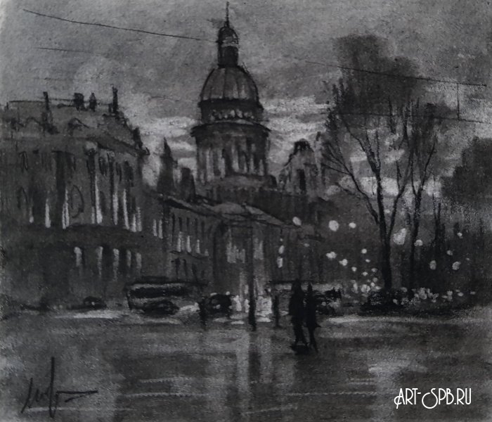 В Санкт-Петербурге ночью