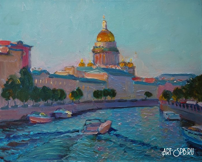 Летний вечер в Петербурге