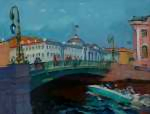 Летний этюд в Петербурге. У Полицейского моста