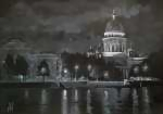 Ночная набережная в Петербурге