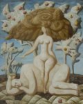 Райские яблоки. Сотворение Евы. Триптих правая часть