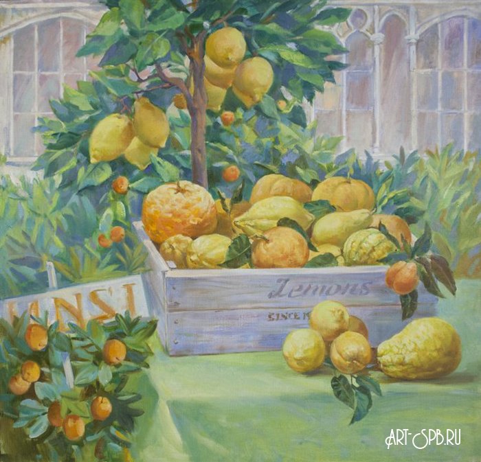 Натюрморт с лимонами