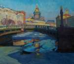 У Поцелуева моста. Весна