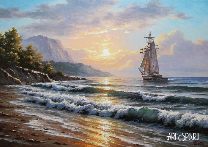 Утреннее море