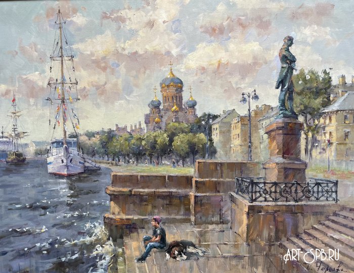Адмирал Крузенштерн. Белая ночь. Петербург