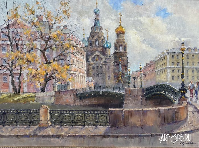 Спас на Крови. Теплый осенний день