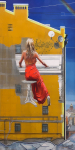 Граффити. Пианистка