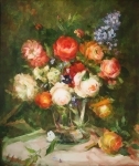 Сирень и розы