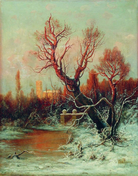 В парке Гатчинского дворца. Юлий Клевер В парке Гатчинского дворца. Юлий Клевер