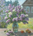 Сирень цветет