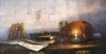Натюрморт с лютней и книгами