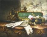 Натюрморт с брошенными перчатками
