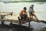 На озере