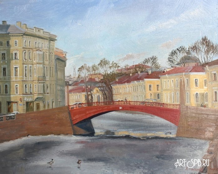 Красный мост. Мартовское солнце Красный мост. Мартовское солнце