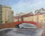 Красный мост. Мартовское солнце