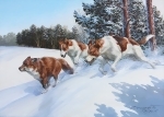 Гончие с лисой