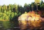 У крутого берега