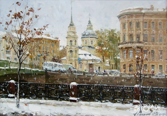 Фонтанка. Церковь Симеония и Анны Фонтанка. Церковь Симеония и Анны