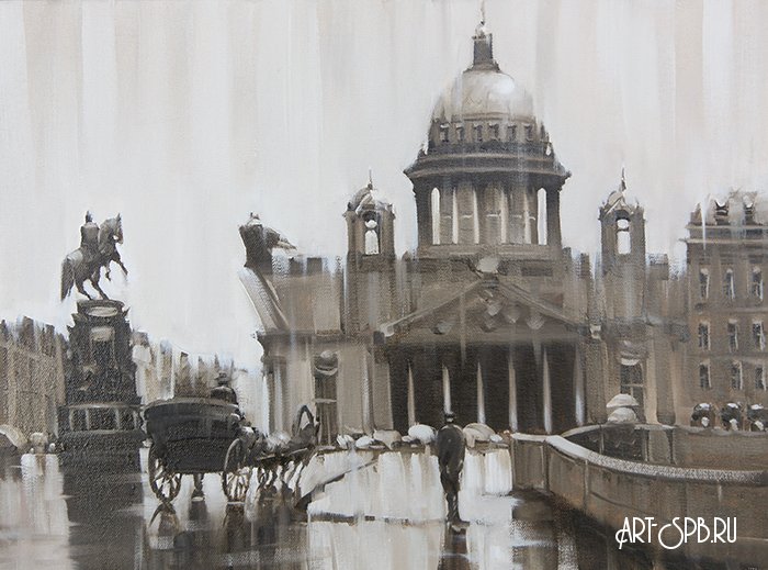 Исаакий вид от Синего моста Исаакий вид от Синего моста
