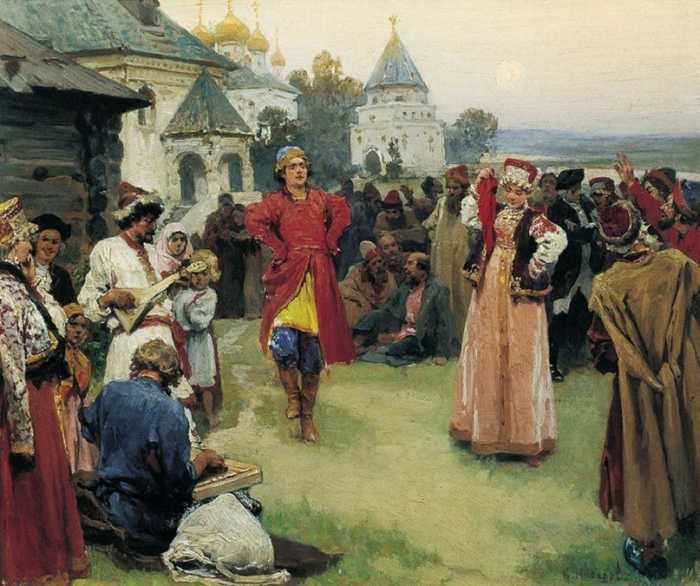 Пляска. Клавдий Лебедев Пляска. Клавдий Лебедев
