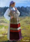 Девушка в национальном костюме