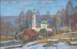 Варваринская церковь в Плёсе. Весна