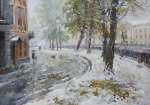 Снег в Петербурге