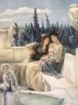 Полуденный шепот 1896 Сэр Лоуренс Альма-Тадема