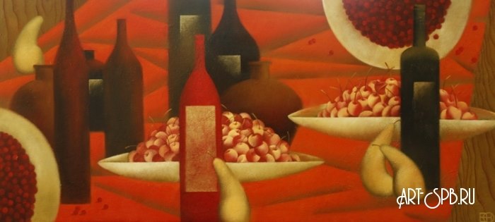 Натюрморт с черешней Натюрморт с черешней