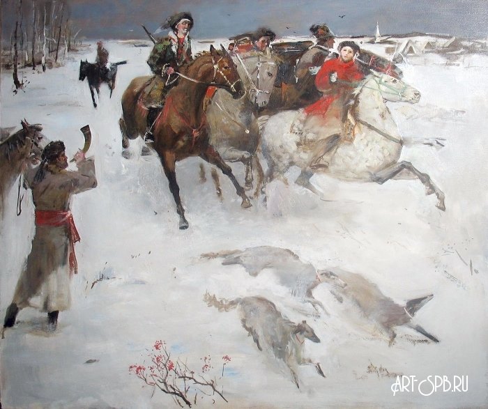 Русская охота с борзыми