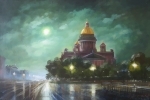 Вечер на Исаакиевской площади