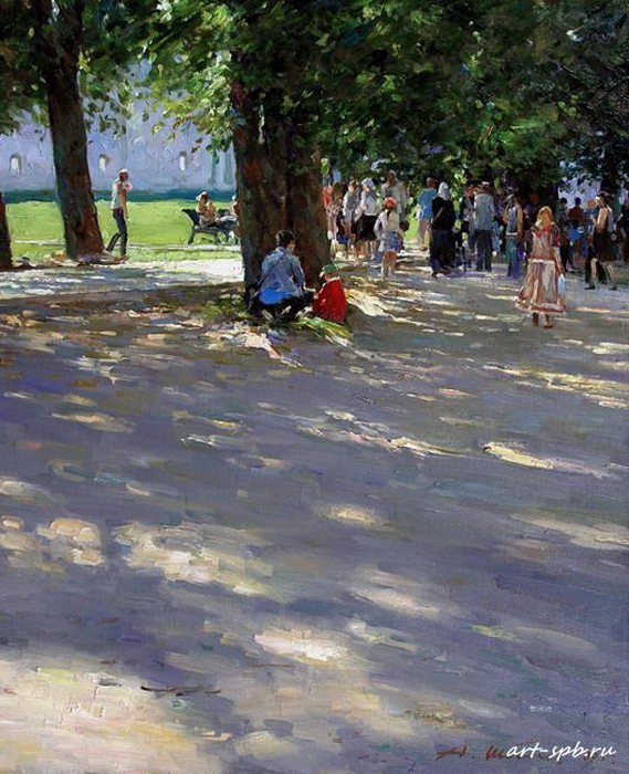 Аллея в Новом Иерусалиме