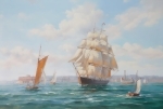 Клипер в море