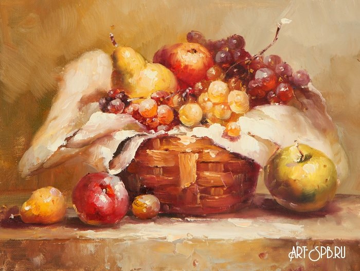 Корзина с фруктами
